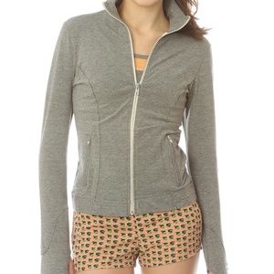NWT $88 Alternative Apparel Stay On Track Jacket Eco Gray